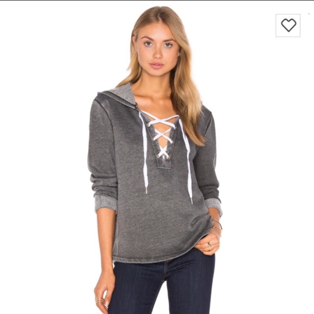 The Laundry Room lace up hoodie